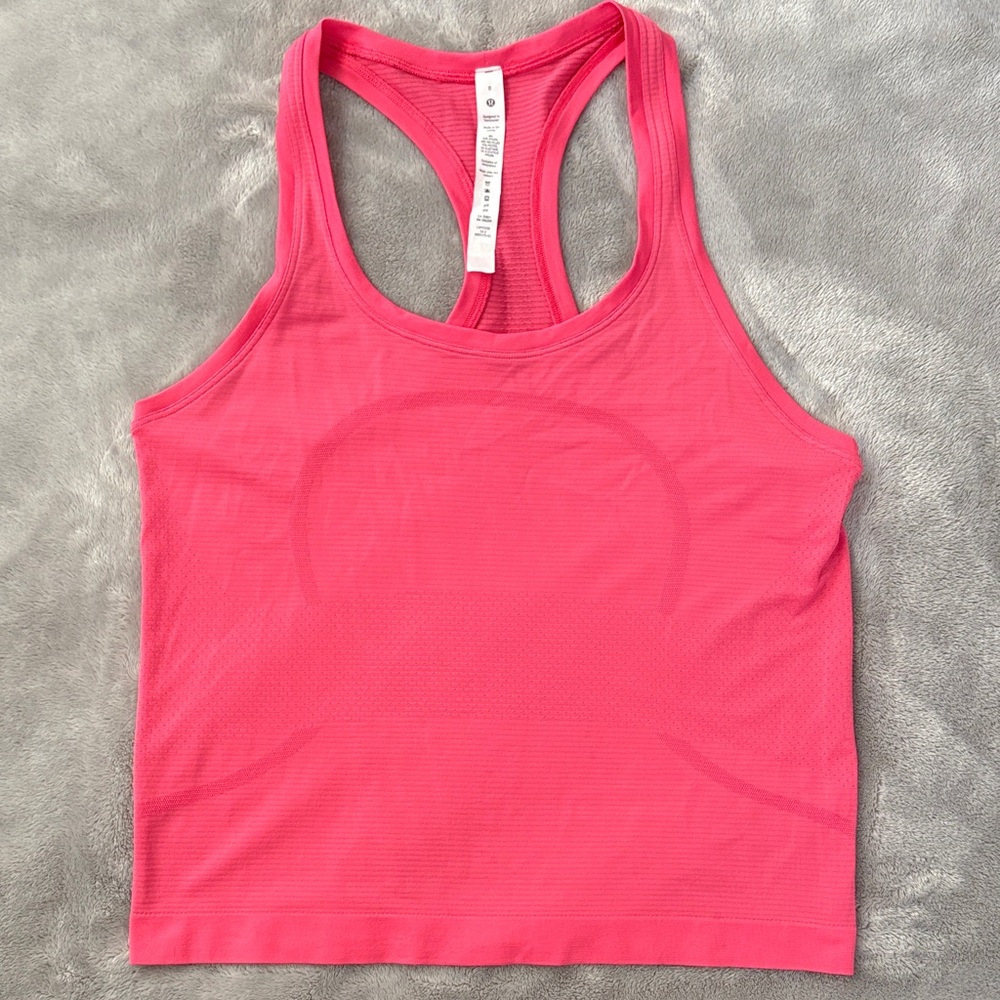 Lululemon Bright Pink Racerback Tank